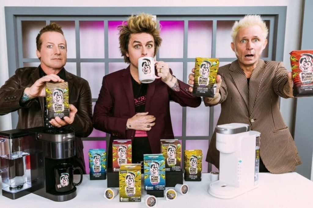 Green Day presentó su nueva marca de café