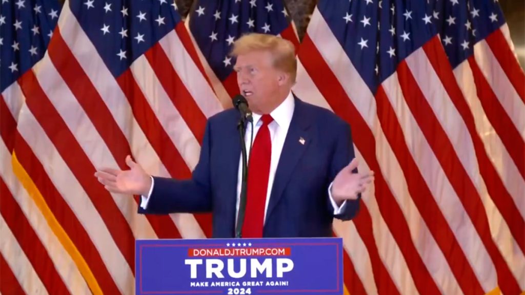 Trump aseguró que su condena responde a una causa “organizada por Biden”