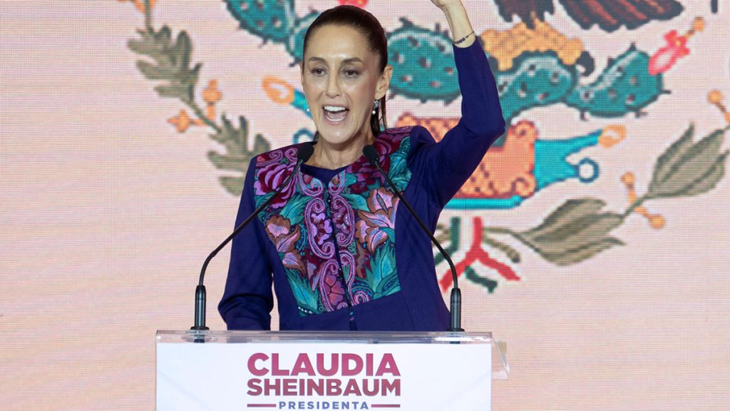 Sheinbaum arrasó en las presidenciales: “Vamos a seguir haciendo de México un país soberano”