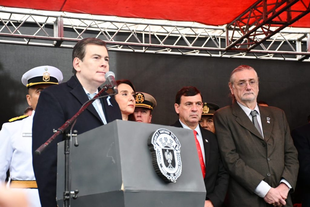 Zamora participó de los actos por el Día de la Bandera y el juramento de cadetes de policía