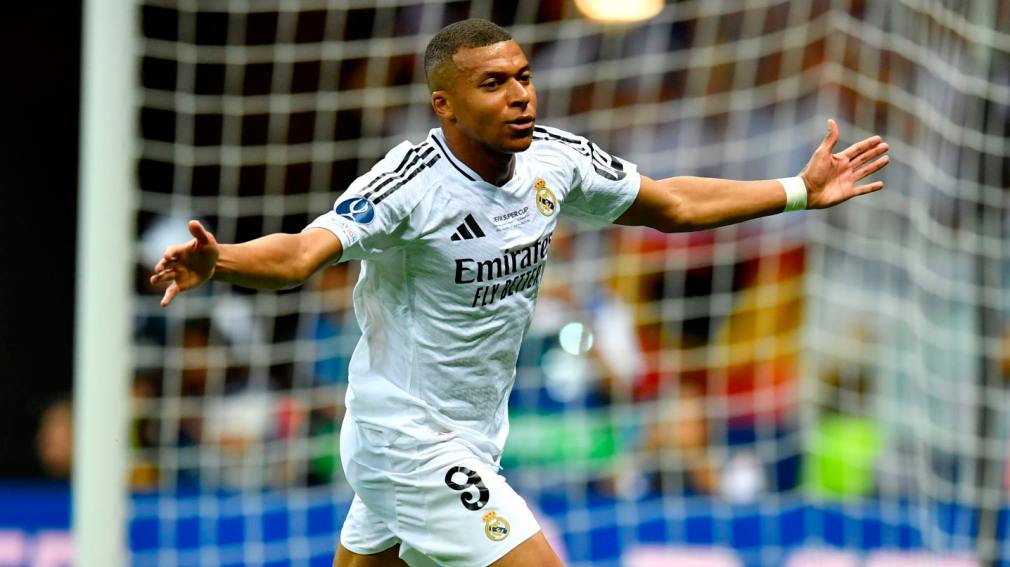 Debut goleador y con título para Mbappé en el Real Madrid