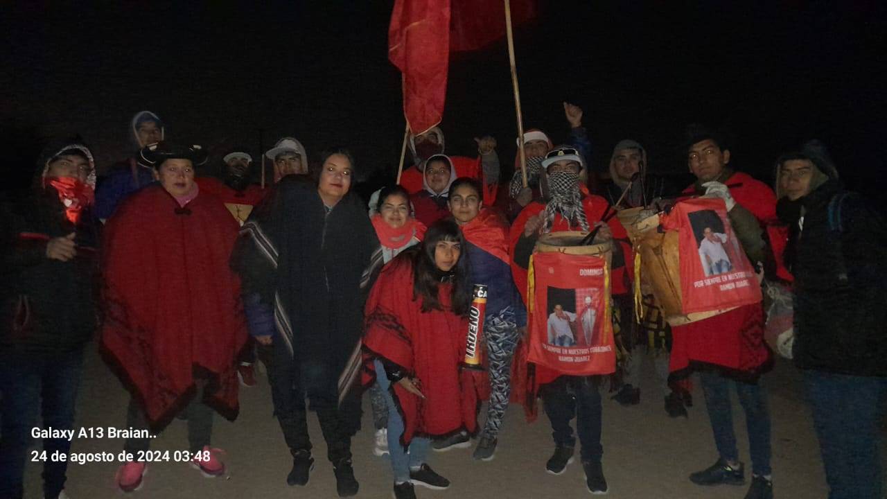 Peregrinos ya partieron hacia Sacha Pozo.