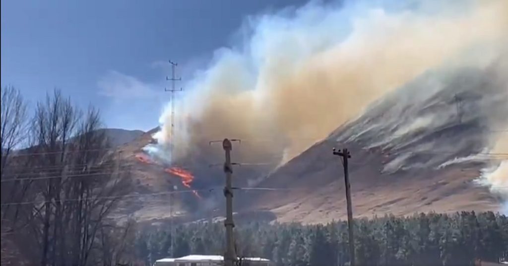 Tafí del Valle: se registran incendios de impactantes proporciones