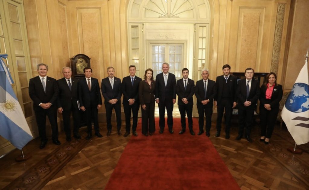 Zamora participó de una reunión con Diana Mondino