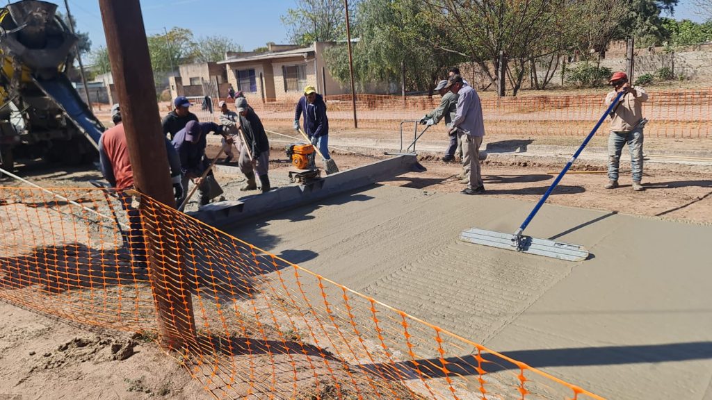 Campo Gallo: Así avanza la pavimentación en calle Independencia