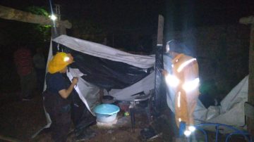 Campo Gallo azotada por un tornado: el municipio y Bomberos asisten a familias afectadas