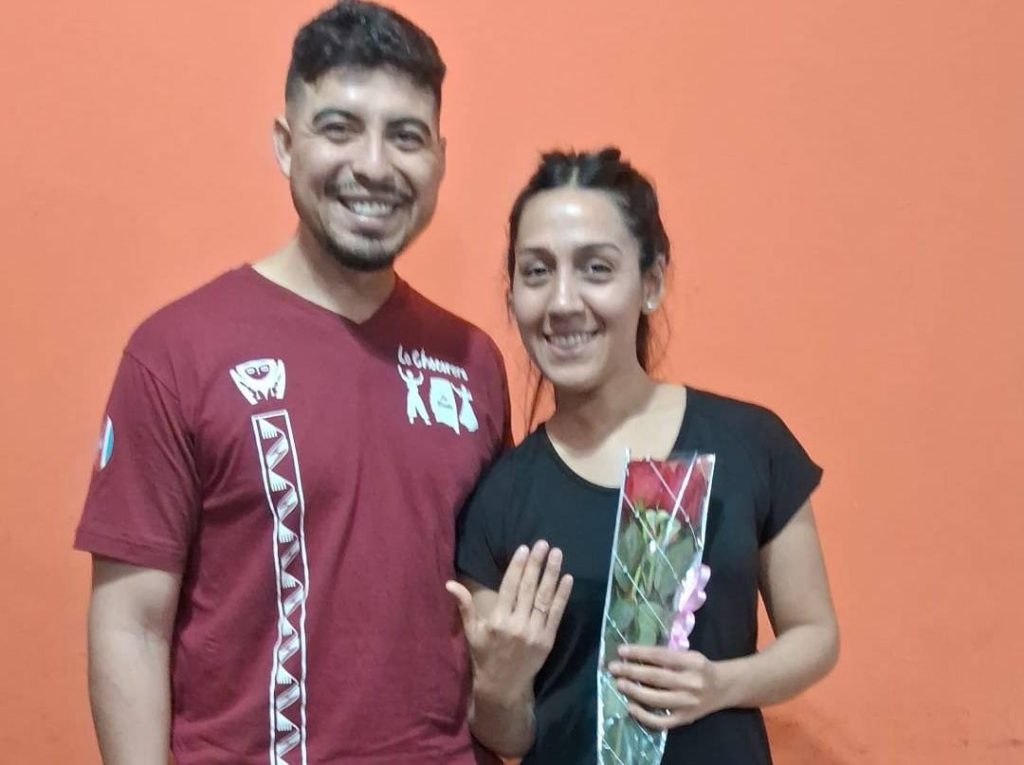 Una historia de amor a puro folclore: le pidió matrimonio luego de bailar una zamba
