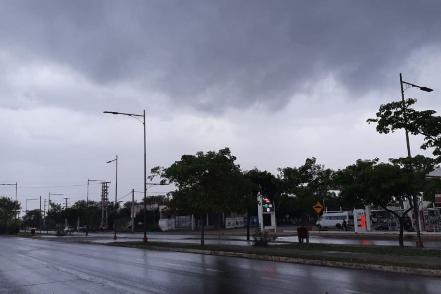 Santiago del Estero amaneció con lluvia y se mantiene el alerta amarilla por tormentas
