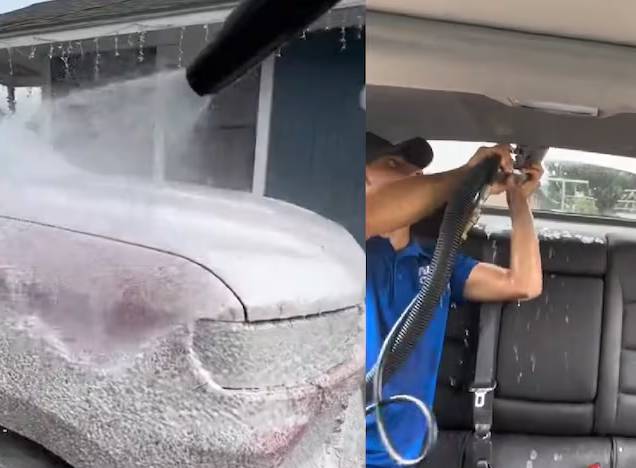 Increíble revelación: muestran cuánto ganan limpiando autos en Estados Unidos y sorprenden a todos