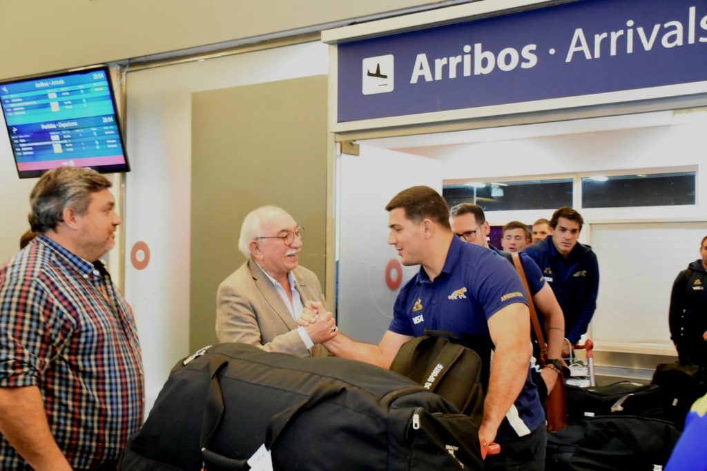 Los Pumas sueltos en Santiago del Estero: arribó el seleccionado argentino de rugby a la provincia