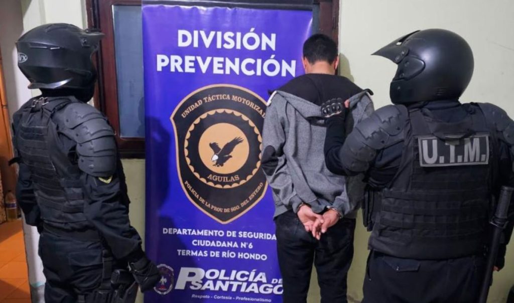 Capturan en Las Termas a un delincuente que estaba prófugo desde hace cinco años