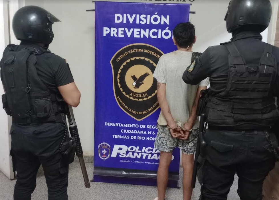 Tenía pedido de detención en Buenos Aires y lo atraparon robando en Termas de Río Hondo