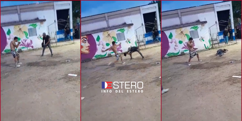 Brutal golpiza a un joven a la salida de un baile