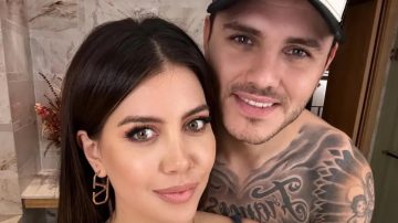 Mauro Icardi “marcó la cancha” y se mostró durmiendo con Wanda Nara
