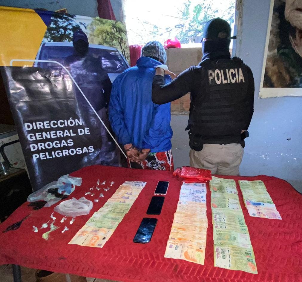 Detuvieron a un “dealer” en el barrio General Paz