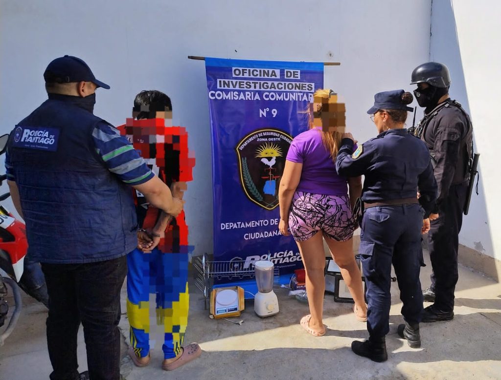 Detienen a un hombre y una mujer por robos en la zona norte de ciudad Capital