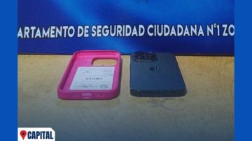 Recuperan un celular de alta gama: lo habían tirado en el fondo de una casa