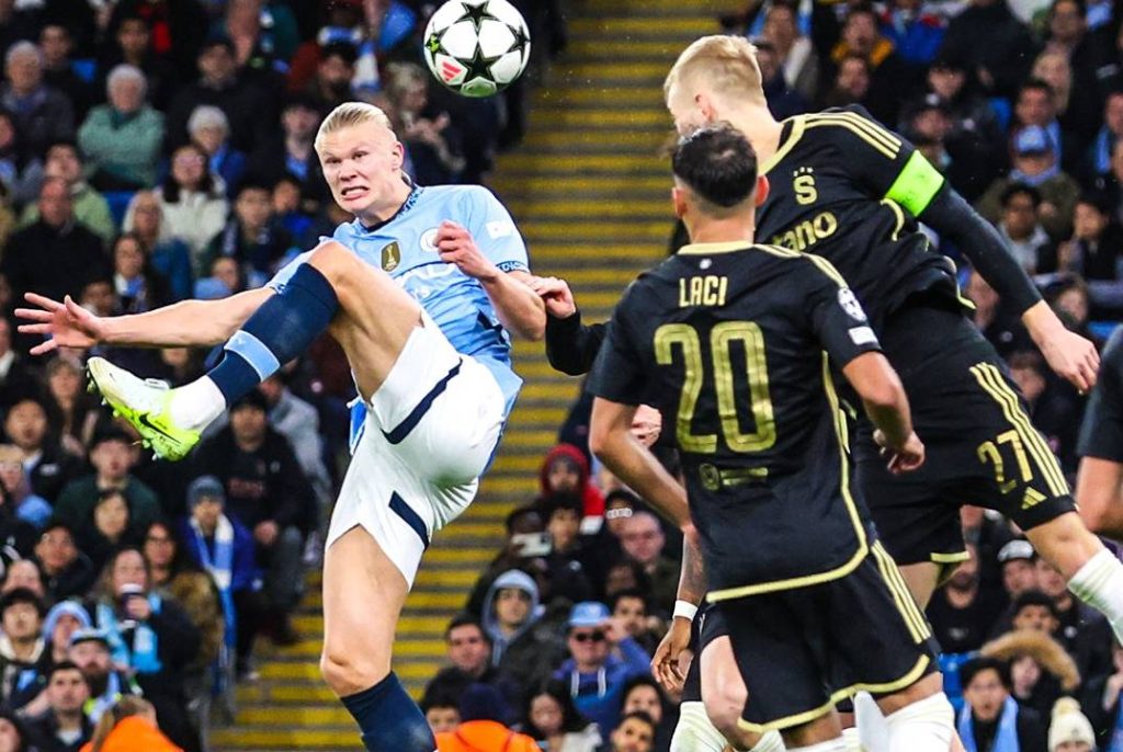 ¡Una locura! golazo de Haaland por la Champions que se perfila como el mejor del año