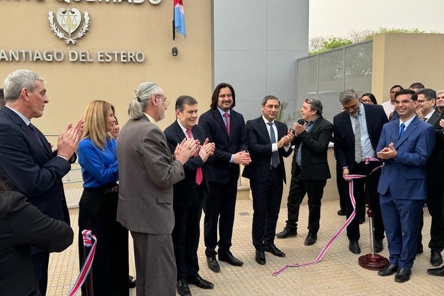 Gerardo Zamora inauguró importantes obras en Monte Quemado