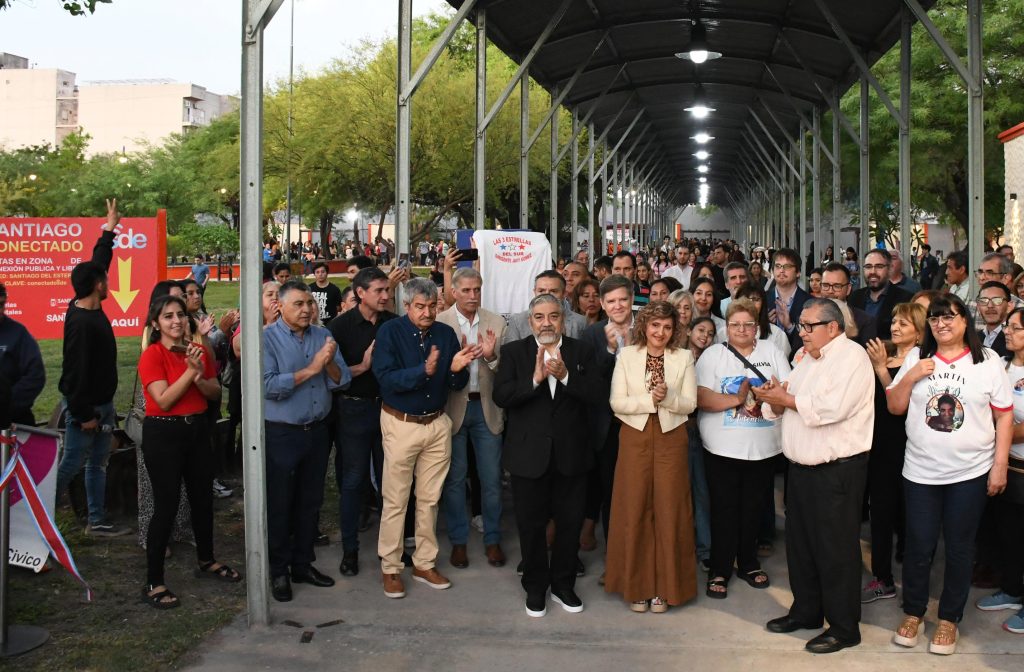 Inauguraron la segunda etapa de remodelación del parque Oeste