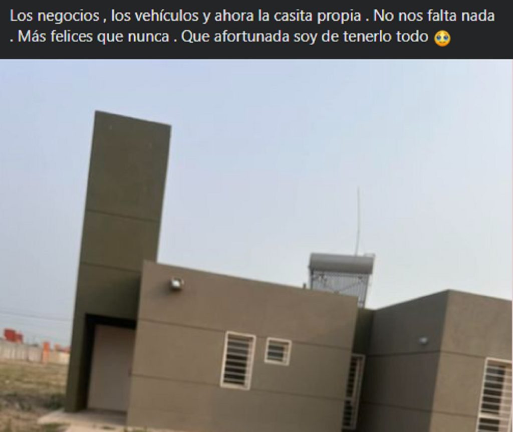 Emprendedora santiagueña cumplió el sueño de la casa propia, lo celebró en las redes y la llenaron de mensajes de odio