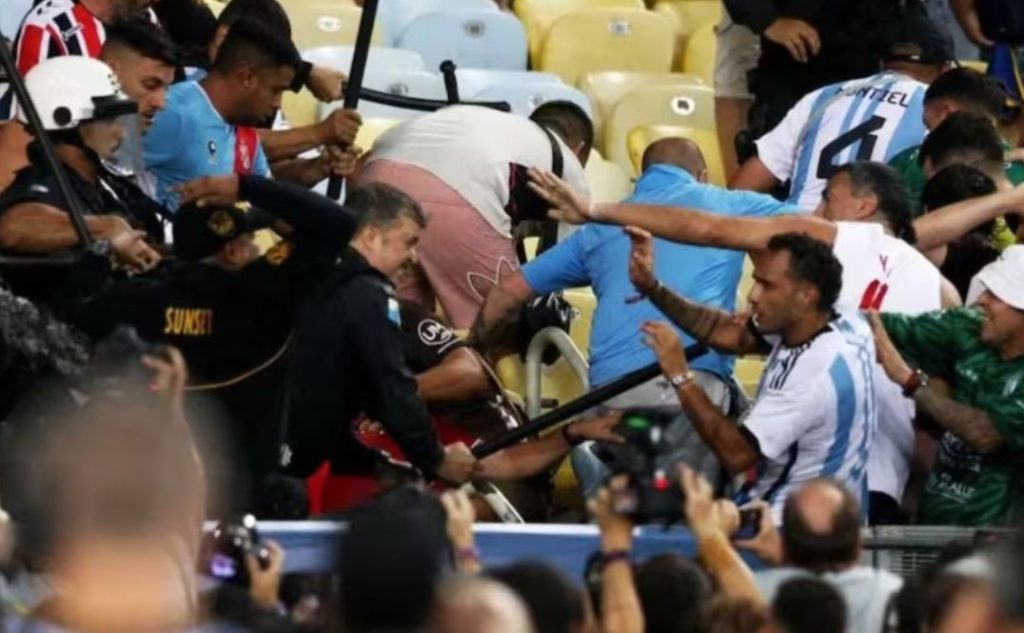 Los antecedentes de la policía de Brasil que manchan al fútbol sudamericano