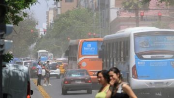 Alerta amarilla por vientos en Santiago que podrían llegar a los 90 Km/h