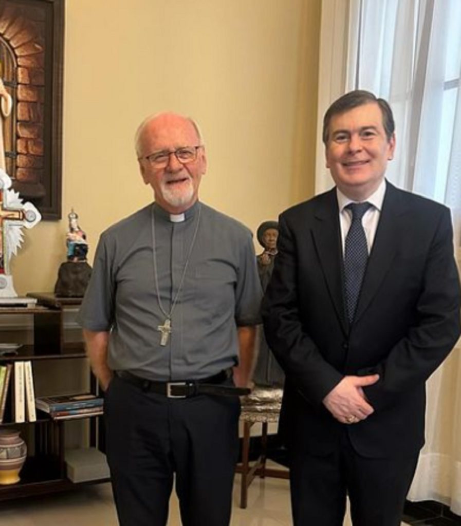 Zamora se reunió con el Arzobispo de Santiago del Estero Monseñor Vicente Bokalic