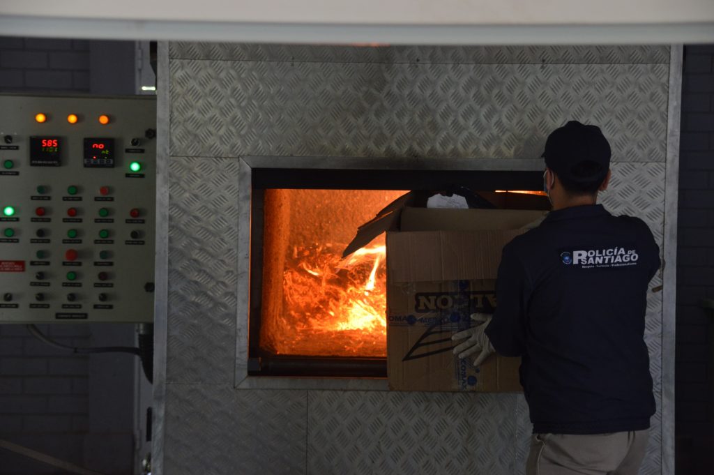 Destruyeron droga secuestrada en operativos por narcomenudeo
