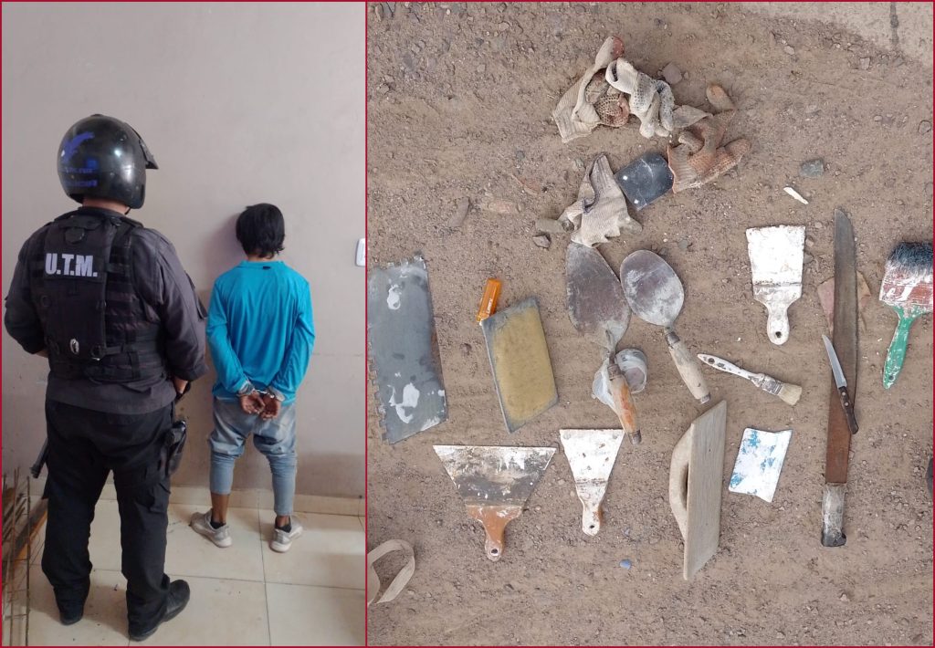 Capturan a un delincuente que ingresó a robar a Lo Bruno