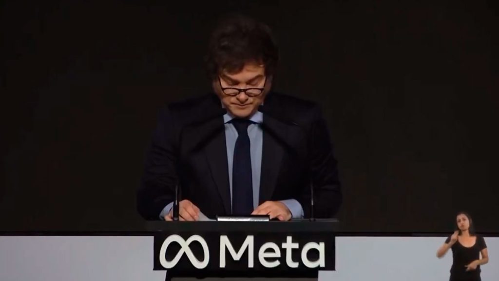 Complemente delirante: Javier Milei dijo que Donald Trump copiará “la motosierra y el ¡afuera!”