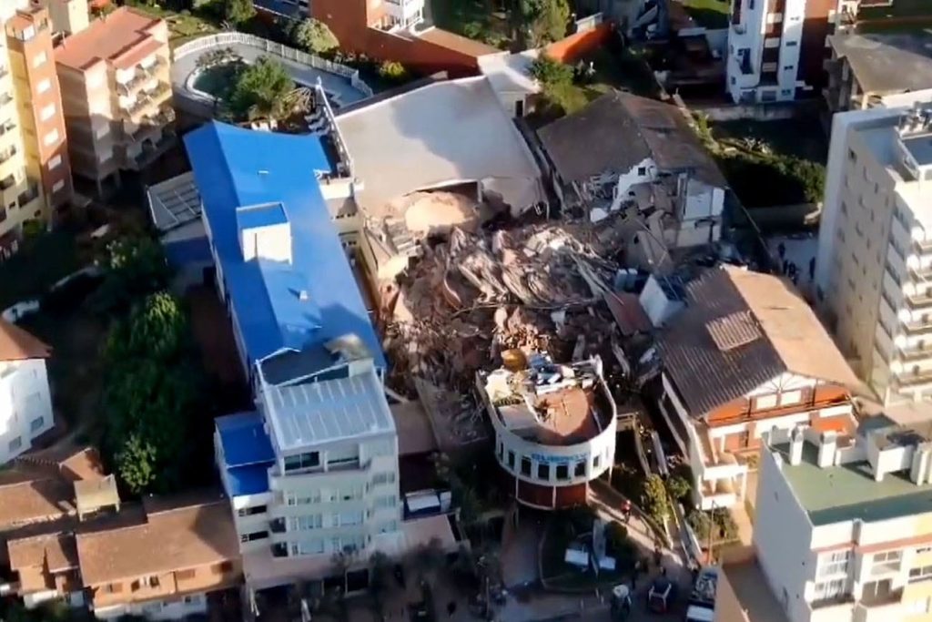 Derrumbe en Villa Gesell: Hallan el cuerpo de Nahuel Stefanic, el sobrino de la exdueña del hotel