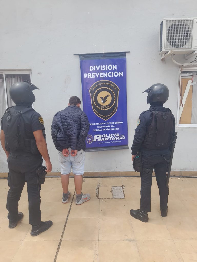 Capturan en Las Termas a un delincuente que estaba prófugo en San Luis
