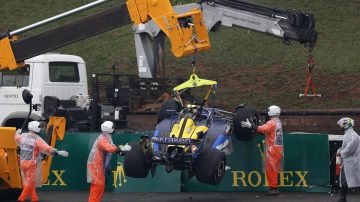 Video: Franco Colapinto se accidentó en la clasificación y largará desde el 18° lugar