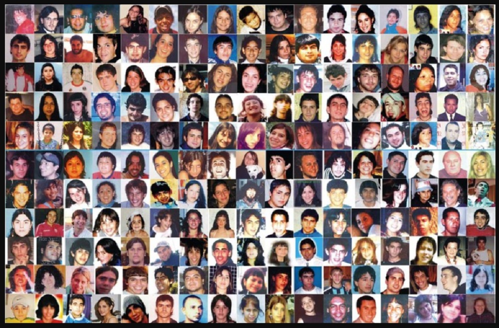 194 jóvenes murieron en el boliche