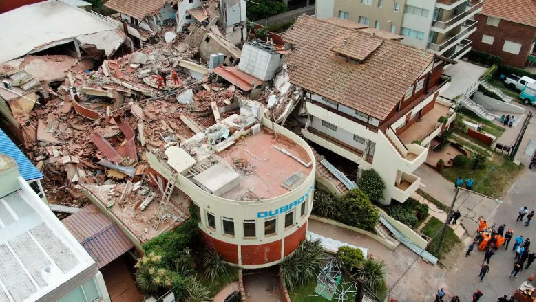 La única sobreviviente del derrumbe en Villa Gesell salió de terapia intensiva