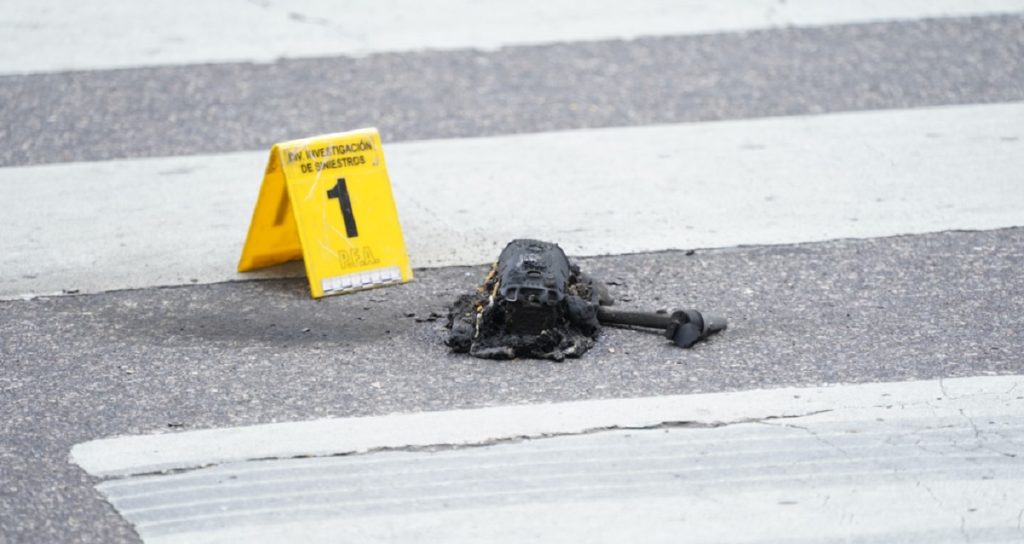 Alerta nacional por un drone que cayó cerca de la embajada de Israel