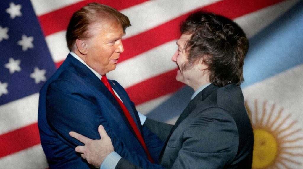 Más cipayo no se consigue: Milei habló por teléfono con Trump y lo felicitó por su victoria electoral