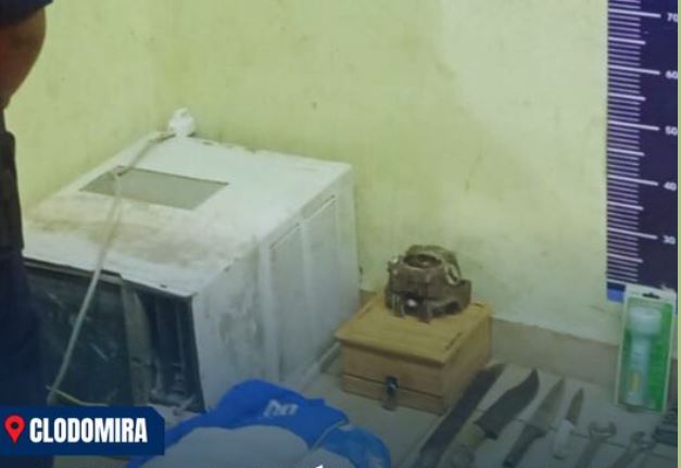 Atrapan a un ladrón cuando separaba bienes para llevarse desde una casa deshabitada