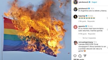 Violento posteo del presidente de La Libertad Avanza de Santa Cruz contra la comunidad LGBT