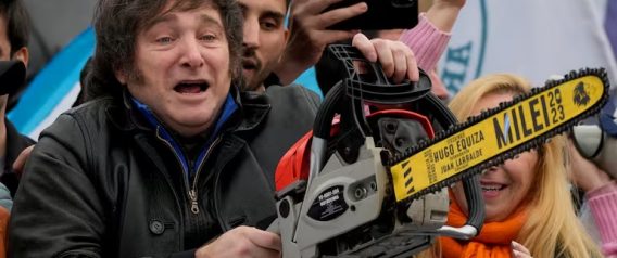 Javier Milei trabajo