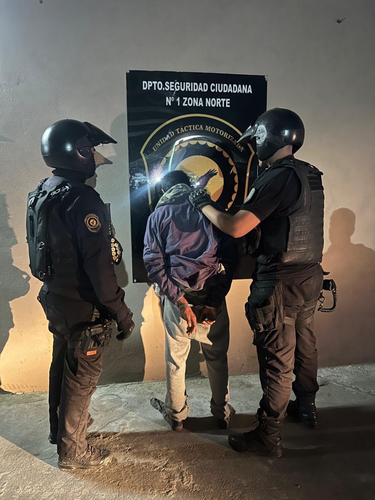 Forcejeó con un policía cuando lo descubrieron a punto de robar en una vivienda