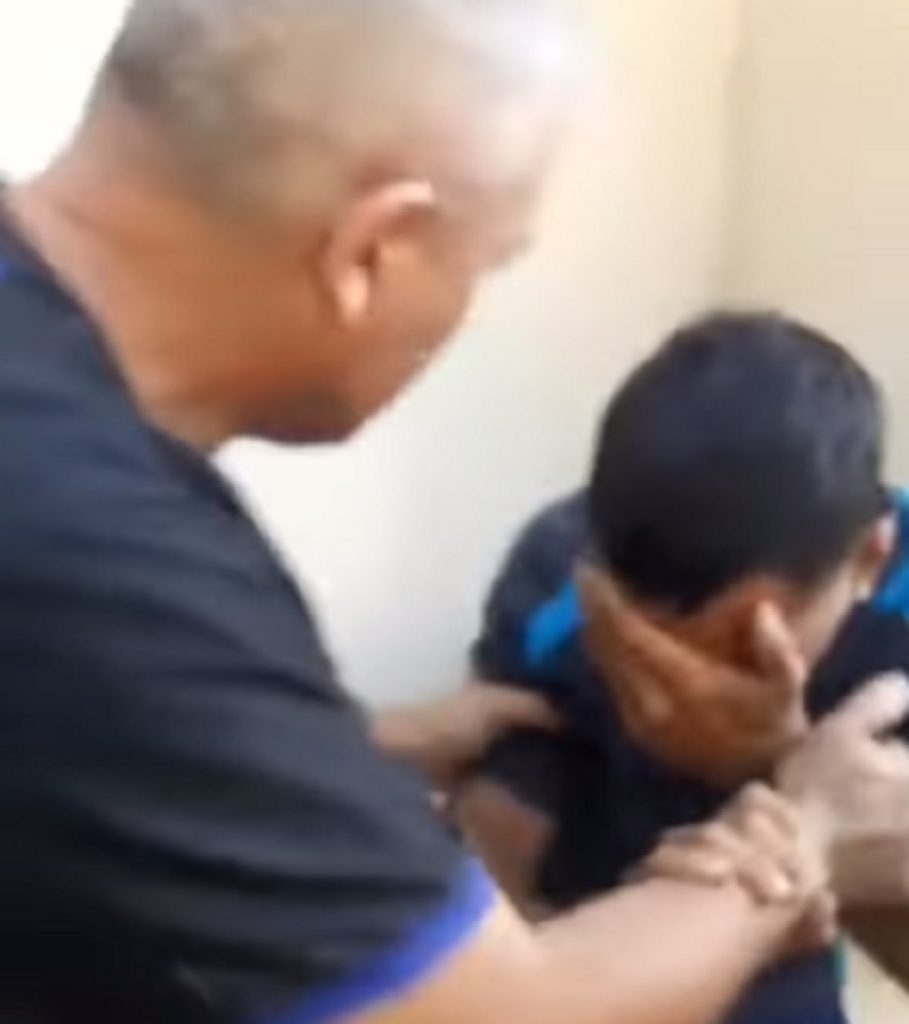 VIDEO | Descubrieron a un ladrón en el predio el Buen Pastor y le dieron una lección de vida