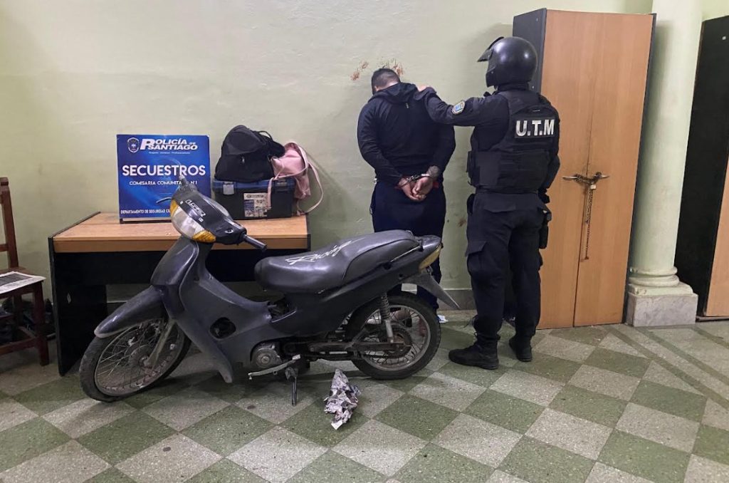 Detienen a un hombre con herramientas y elementos robados cerca de la cancha de hockey