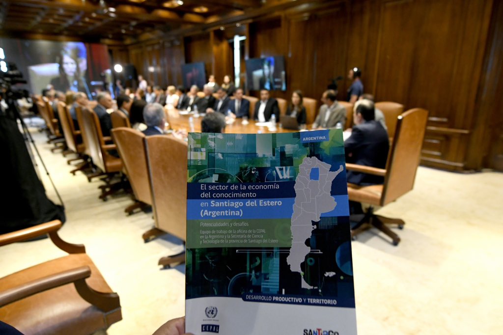 Diagnóstico de la CEPAL destaca el potencial tecnológico y de desarrollo productivo de Santiago del Estero