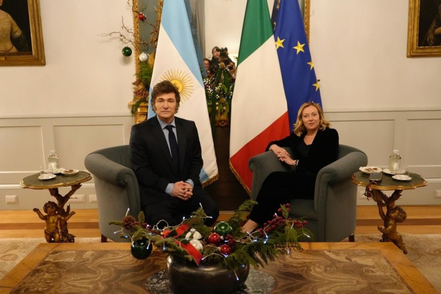 Milei y Meloni se reunieron para reafirmar su alianza política internacional