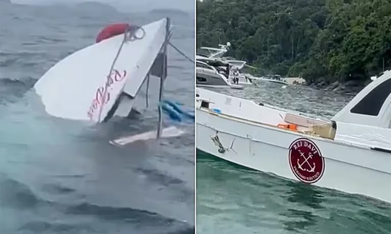 Turista argentino en Brasil murió tras un choque entre lanchas