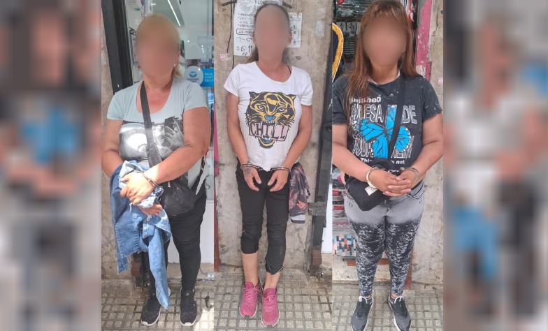 Capturan a un trío de mecheras que robaba en locales: los dueños las reconocieron
