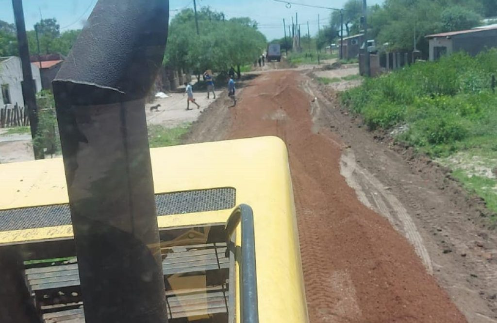 Añatuya: los pillaron in fraganti cuando robaban el ripio destinado a las calles de la ciudad