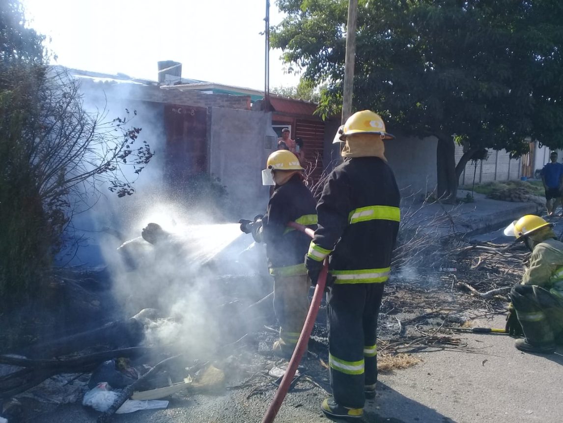 Dos incendios alteraron la mañana del primer día de 2025 en Santiago del Estero